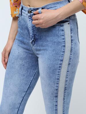 high rise stone washed jeans - 16332353 - Standard Image - 5