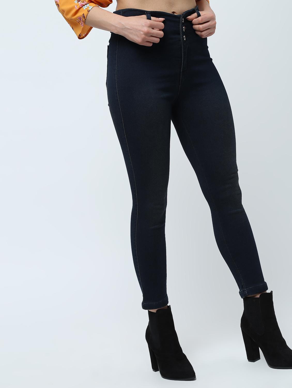 skinny fit high rise jeans - 16332360 - Zoom Image - 2