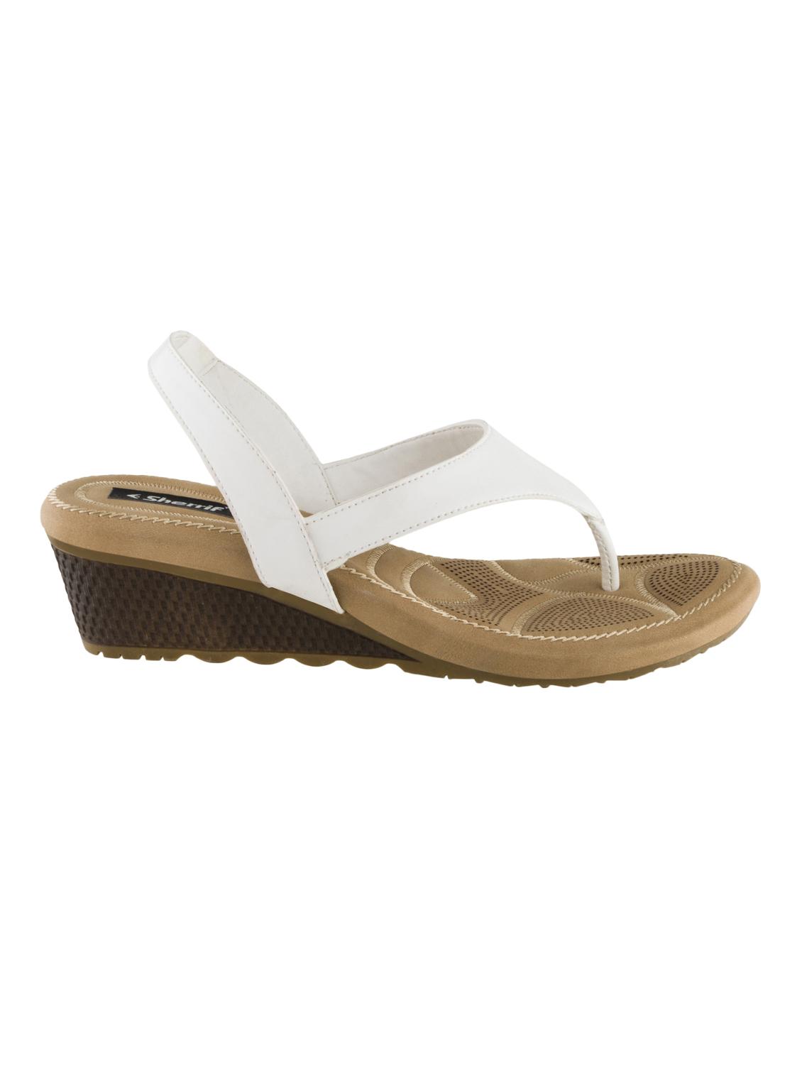white back strap wedges - 16332568 - Zoom Image - 2