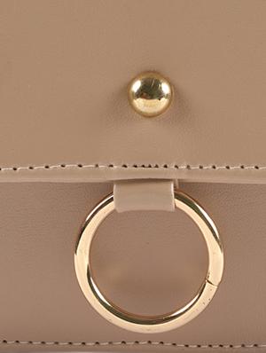 grey leatherette (pu) regular sling bag - 16332689 - Standard Image - 5