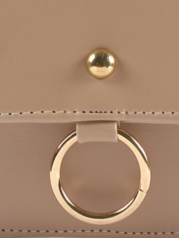 grey leatherette (pu) regular sling bag - 16332689 - Zoom Image - 5