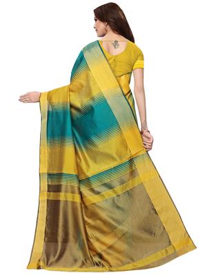 multicolor set of 2 printed saree combo with blouse - 16337000 - Standard Image - 5
