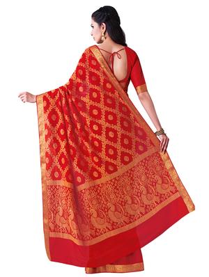 conversational kanjivaram saree with blouse - 16338139 - Standard Image - 2
