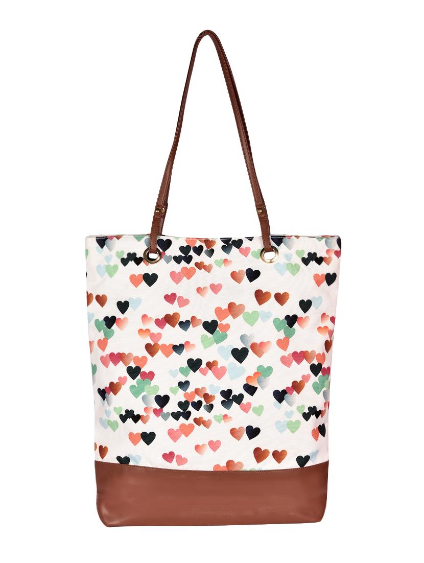 white canvas regular tote - 16338203 - Zoom Image - 2