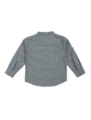 roll up sleeved quirky print shirt - 16339271 - Standard Image - 2