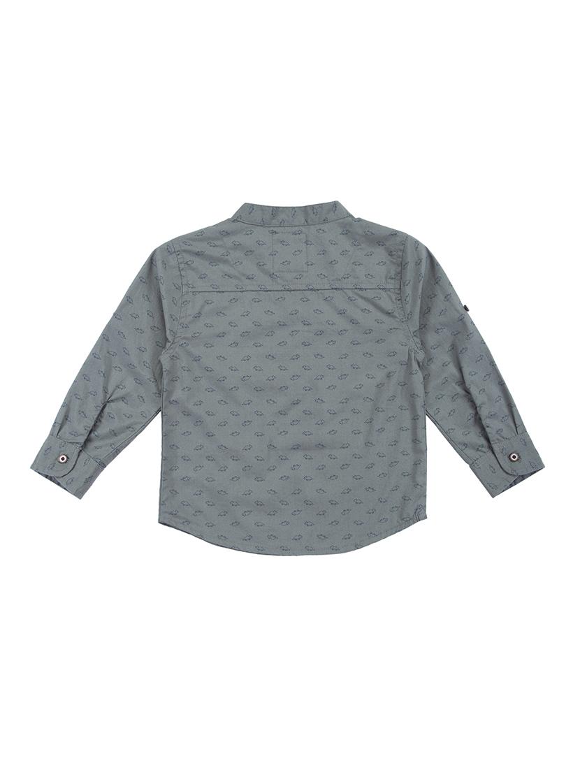 roll up sleeved quirky print shirt - 16339271 - Zoom Image - 2