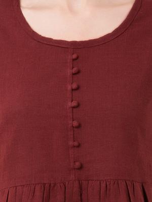 bell sleeved gathered top - 16339640 - Standard Image - 5