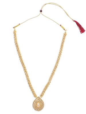 gold metal necklaces and earring - 16339917 - Standard Image - 2