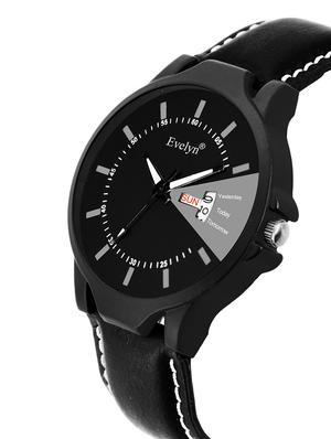 evelyn black dial men's watch eve-780 - 16340801 - Standard Image - 2