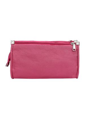 pink leather regular purse - 16340909 - Standard Image - 2
