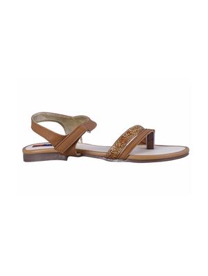 tan back strap sandals - 16341955 - Standard Image - 2