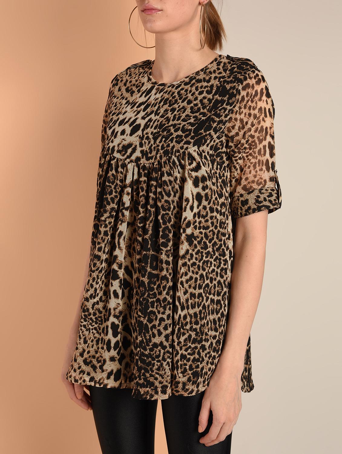 gathered detail animal top - 16342209 - Zoom Image - 5