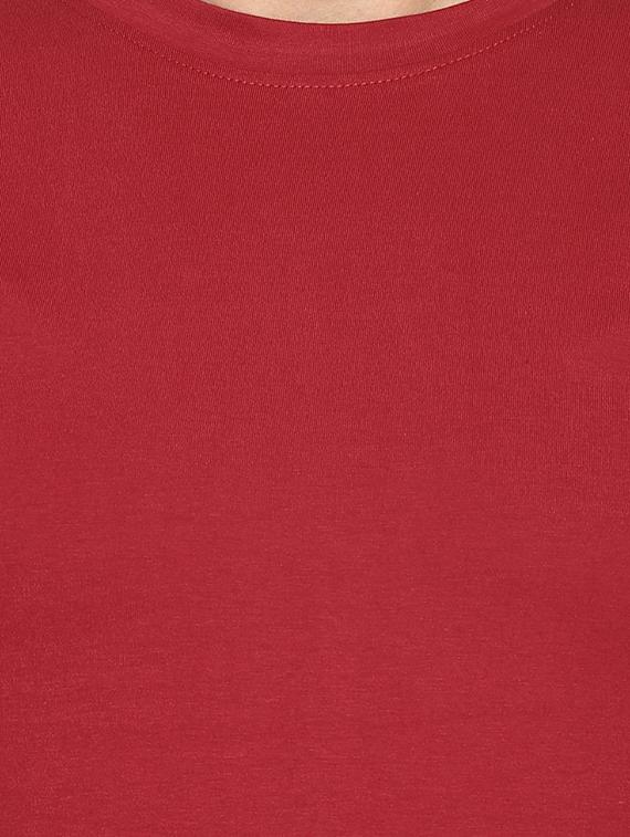 red front print t-shirt - 16345403 - Zoom Image - 5