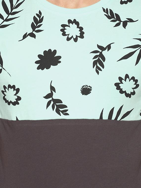grey tropical print t-shirt - 16345796 - Zoom Image - 5