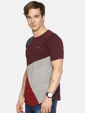 multi color block t-shirt - 16345806 - Standard Image - 2