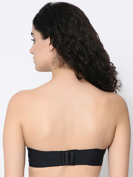 lightly padded lace panel bra - 16346953 - Zoom Image - 2