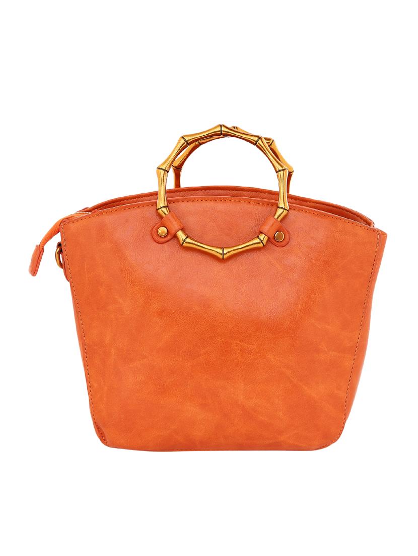 orange leatherette (pu) regular sling bag - 16347318 - Zoom Image - 2
