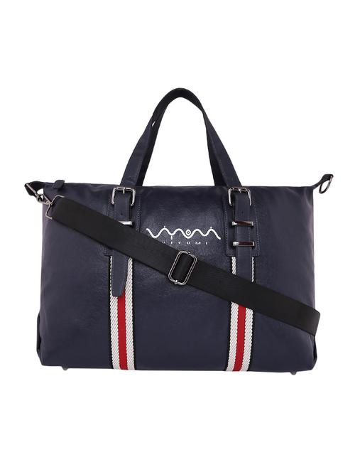 blue leatherette (pu) regular handbag - 16347327 - Standard Image - 1
