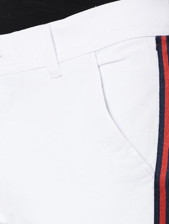 white side striped chinos - 16348145 - Zoom Image - 5