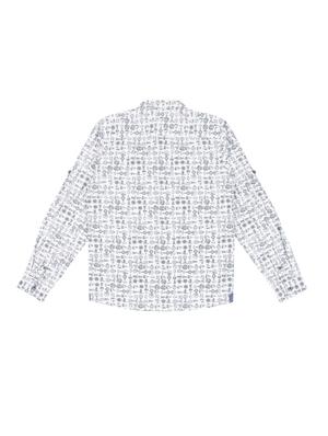 roll up sleeved quirky print shirt - 16348793 - Standard Image - 2