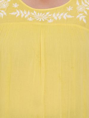 round neck floral plus tunic - 16348948 - Standard Image - 5