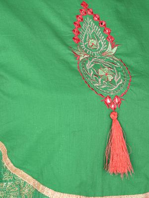 embroidered a-line kurta - 16350315 - Standard Image - 5