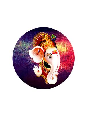 Studio Shubham wooden Lord Ganesha wall plates for hanging(Set of 3) - 16351089 - Standard Image - 2
