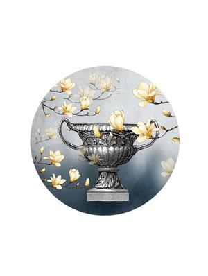 Studio Shubham wooden Floral Peacock wall plates for hanging(Set of 3) - 16351112 - Standard Image - 2
