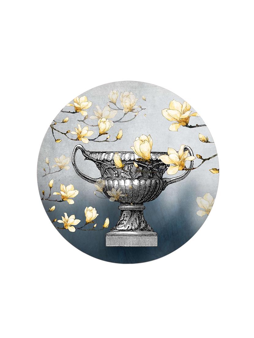 Studio Shubham wooden Floral Peacock wall plates for hanging(Set of 3) - 16351112 - Zoom Image - 2
