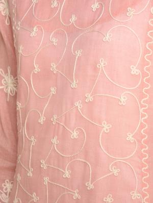 embroidered a-line kurta - 16352216 - Standard Image - 5