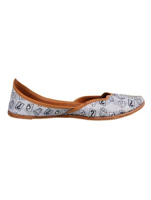 grey slip on jutis - 16355024 - Standard Image - 2