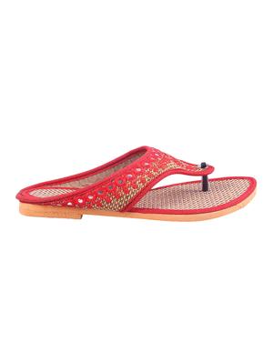 red toe separator sandals - 16356442 - Standard Image - 2