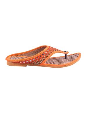 orange toe separator sandals - 16356443 - Standard Image - 2