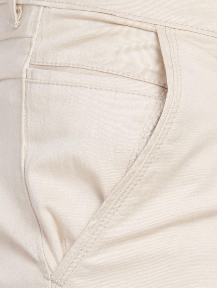 beige solid chinos - 16356595 - Zoom Image - 5