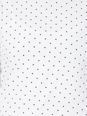 dot print boat neck top - 16356986 - Standard Image - 5