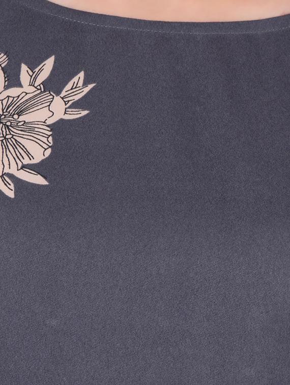 tie up sleeved floral top - 16358026 - Zoom Image - 5