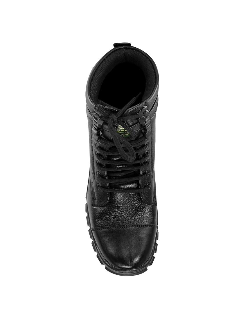 black leatherette high ankle boots - 16358077 - Zoom Image - 2