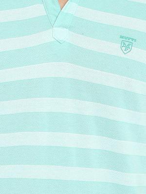 blue striped polo t-shirt - 16358213 - Standard Image - 5