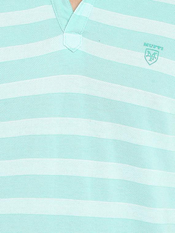 blue striped polo t-shirt - 16358213 - Zoom Image - 5