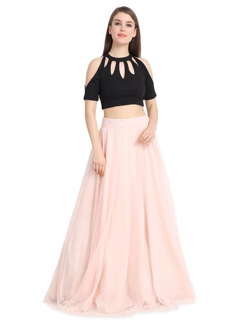 key hole a-line lehenga - 16358821 - Standard Image - 1