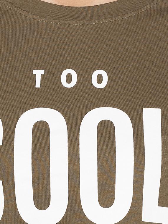 quirky text round neck tee - 16360859 - Zoom Image - 5
