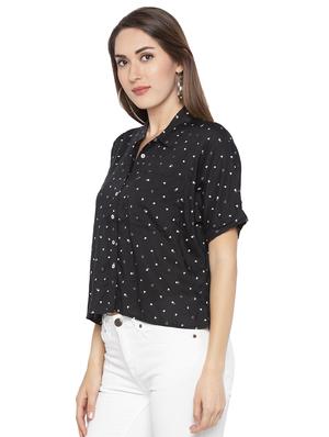short sleeved heart print shirt - 16360875 - Standard Image - 2