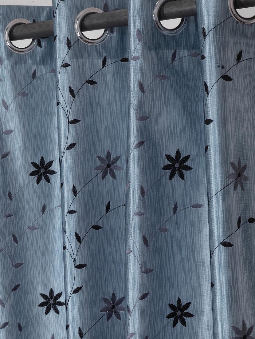 Long Size Embroidery Semi Sheer Door Curtains - 16363929 - Zoom Image - 2
