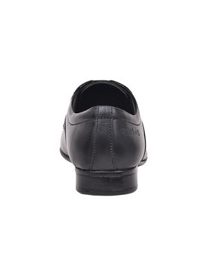 black leather lace-up formal derbys - 16364407 - Standard Image - 2