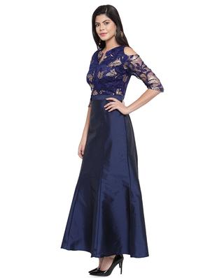 cold shoulder embellished gown - 16368047 - Standard Image - 2