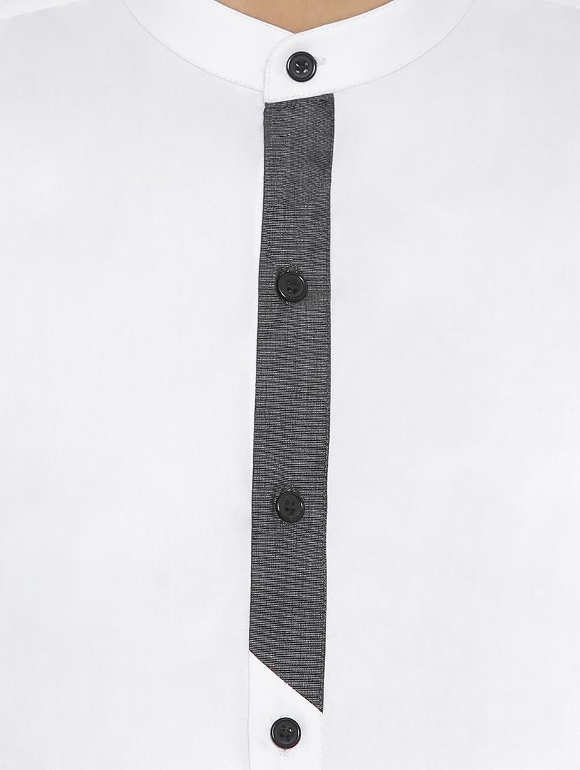 white solid casual shirt - 16368651 - Zoom Image - 5