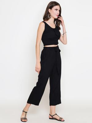 smock detail tie front western wear set - 16369200 - Standard Image - 2