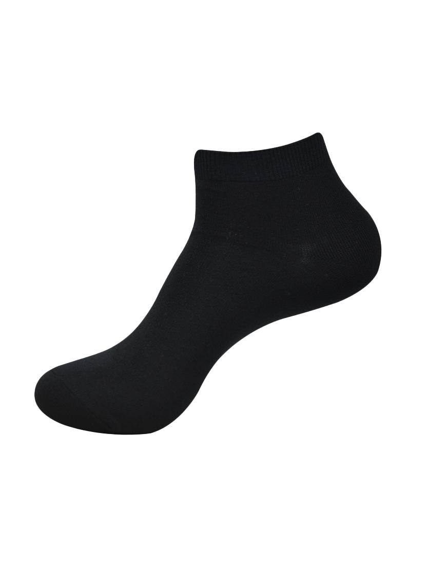 set of 5 black cotton ankle length sock - 16370991 - Zoom Image - 2