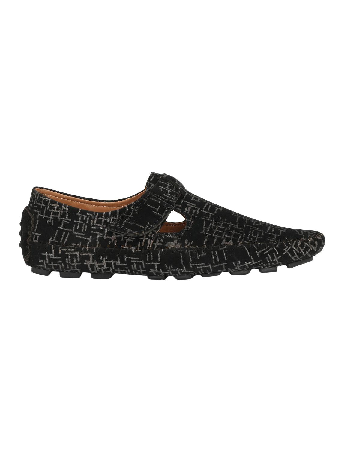 black leatherette back strap sandals - 16375358 - Zoom Image - 2