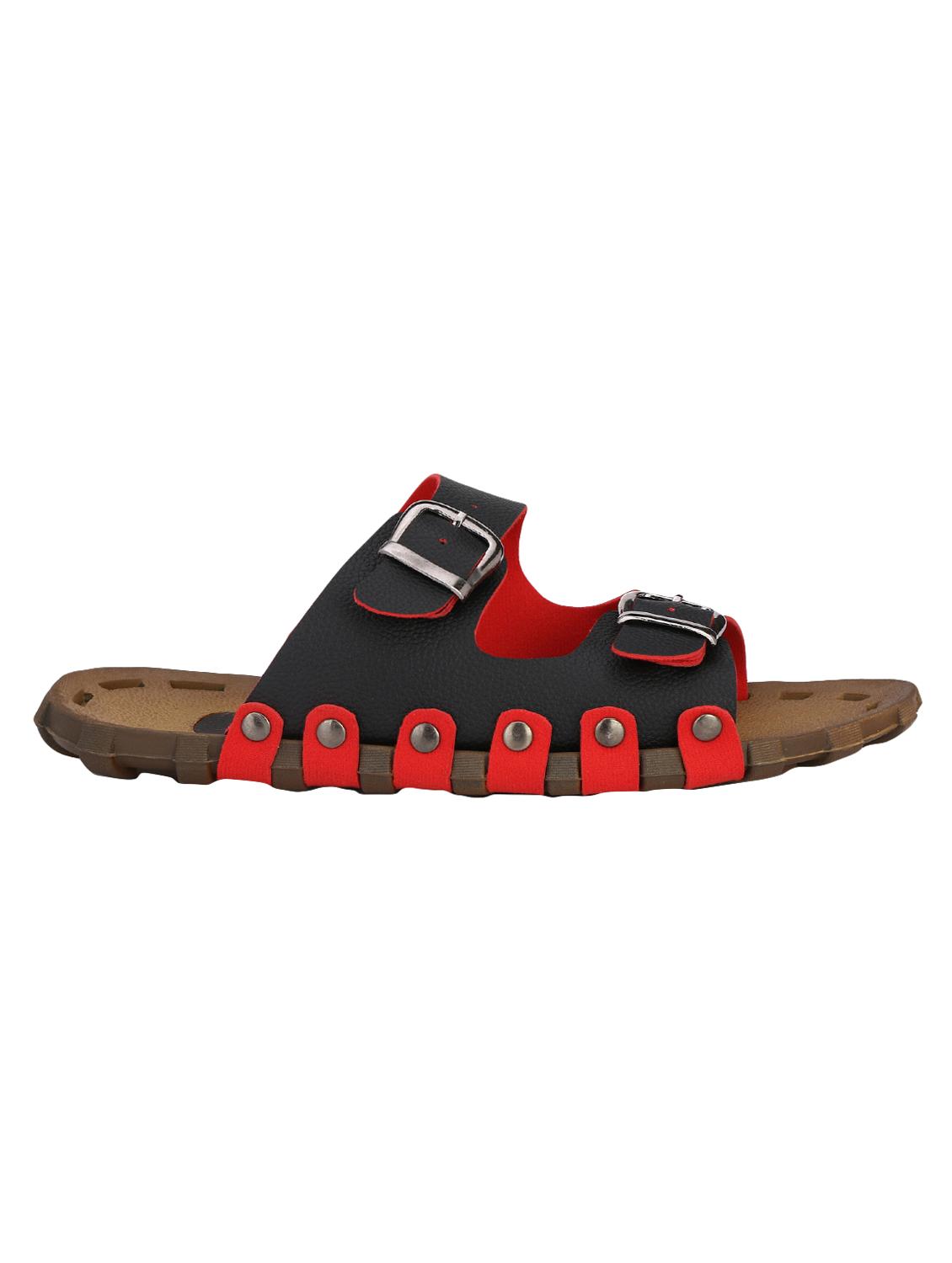 big fox black leatherette slip on slippers - 16375359 - Zoom Image - 2